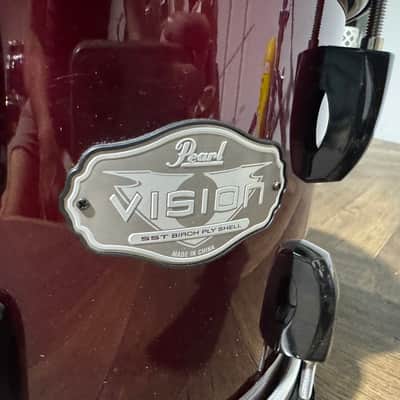 Pearl Vision Birch 10” x 8” Rack Tom Drum / Red #OB60 image 2