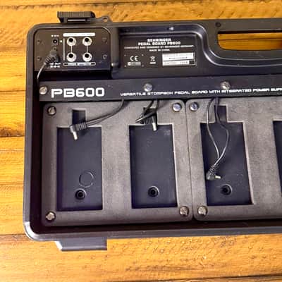 Behringer "PB-600" Pedalboard + Cables + Power Supply image 5