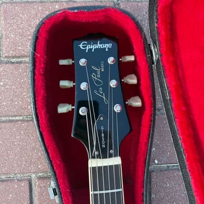 Epiphone Les Paul Standard Plus Top 1989 - Cherry Sunburst + hard case image 4