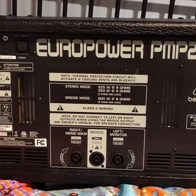 Behringer PMP2000D 2000-Watt 14-Channel Powered Mixer 2010s - Standard image 2