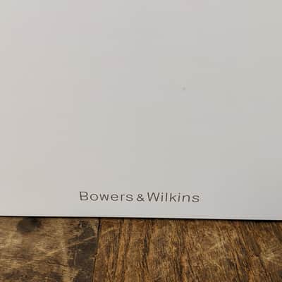 B&W Bowers And Wilkins 606 S2 Anniversary Ed. Speakers - White/Oak - Open Box image 5