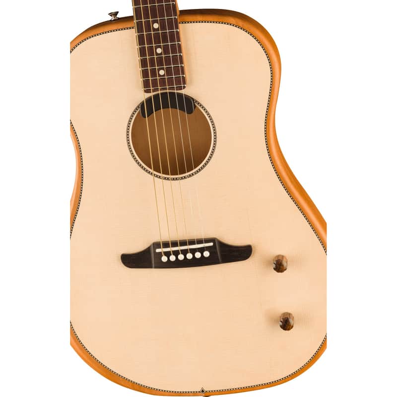 Fender Highway Series Dreadnought Acoustic-Electric Guitar w/ Fishman Fluence Pickup & Gig Bag - Natural image 1
