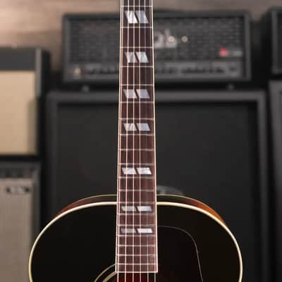 Gibson J-185 Original Acoustic/Electric Guitar - Vintage Sunburst with Hardshell Case image 4