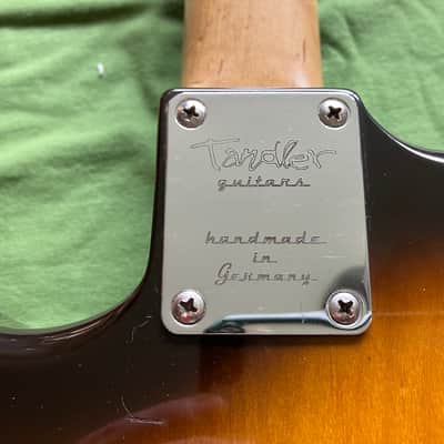 Tandler Stratocaster Kloppmann SSH Strat Custom Shop 2012 - two tone sunburst image 14