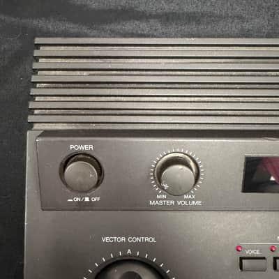 Vintage Yamaha TG33 Tone Generator Made in Japan 1990 - Black with AC Adapter and Manual image 4
