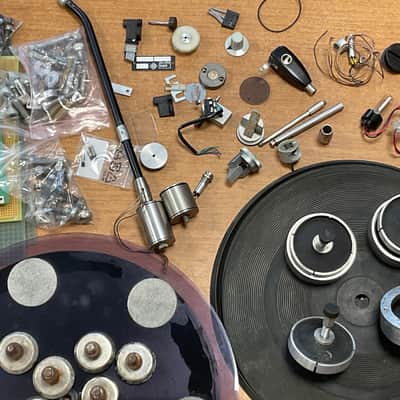 Telefunken PS 81 DD turntable  ( EMT ) lotto parts original image 22