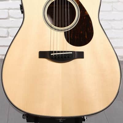 Yamaha FG9 MX NT Acoustic-electric Guitar - Natural (FG9MXNTd1) image 2
