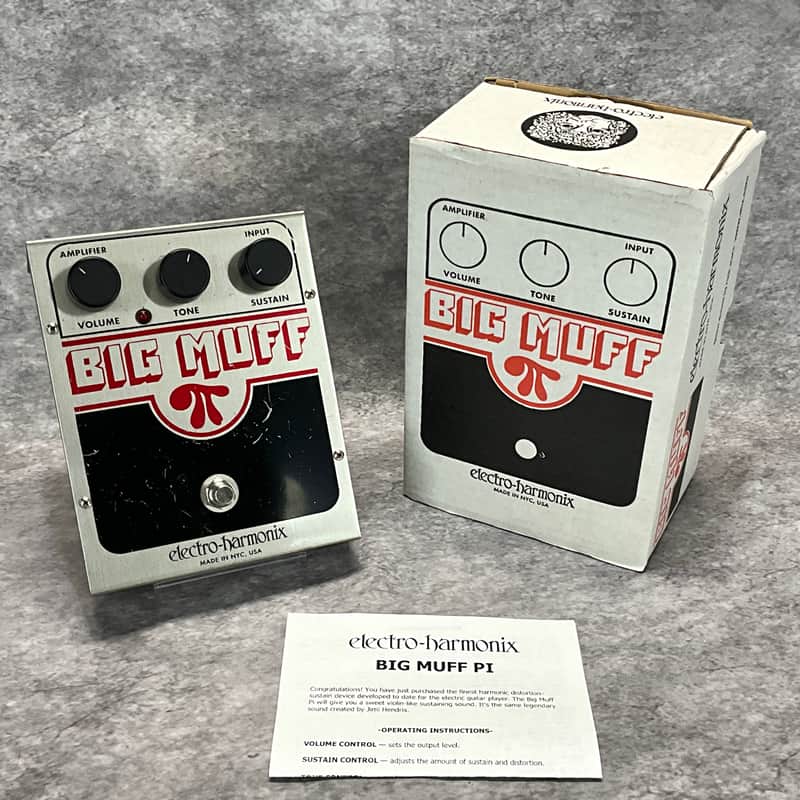 Electro-Harmonix Big Muff Pi 2000 - Present - Silver / Black / Red image 1