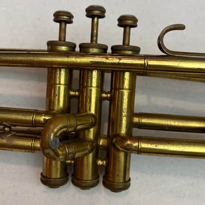 Vintage “Americana” Bb Trumpet — 30s/40s Era (est.) — Fair — SN 3782 — Soft Case image 9