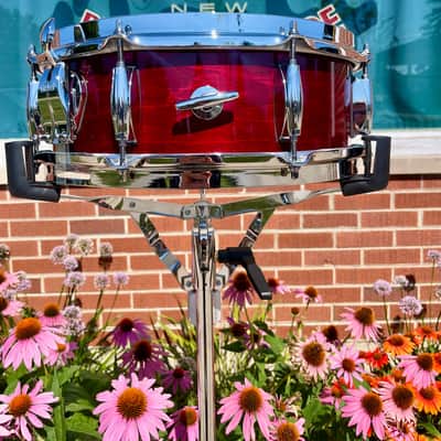 Custom Gretsch USA Custom Ridgeland 5x14 Maple Snare Drum Rosewood Gloss GRGL0514S8CL image 5