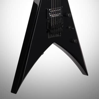 Jackson Pro King V KV Electric Guitar, with Ebony Fingerboard, Deep Black, Open Box (Very Good) image 3