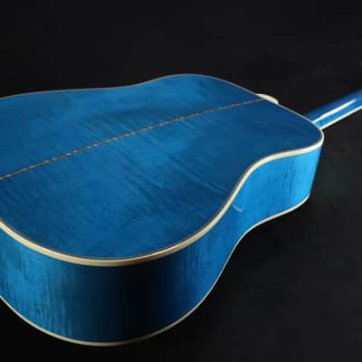 Gibson Custom Shop ONE OFF Dove's in Flight Natural Top Bluebonnet Back/Sides with Case - Bluebonnet 021 image 7