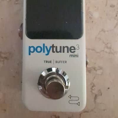 TC Electronic Polytune 3 Mini Polyphonic Tuning Pedal 2019 - Present - White image 1