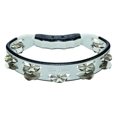 Gon Bops PTAMTR Silver Tambourine with Trash Jingles image 2