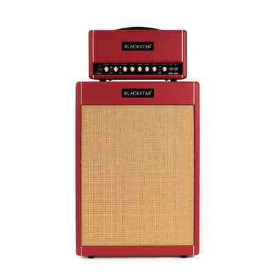 Blackstar St. James TL50 6L6 Toby Lee Signature 2-Channel 50-Watt 2x12" Guitar Amp Half Stack Red image 1