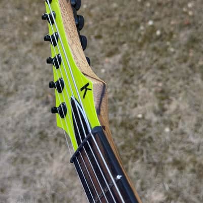 Kiesel Kiesel Kyber Left handed Black Limba. Royal ebony acid green lh lefty 2026 image 10