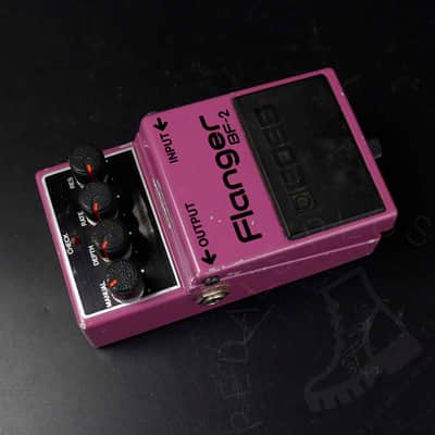 Boss BF-2 Flanger (Black Label) 1982 Made in Japan w/ original box image 5