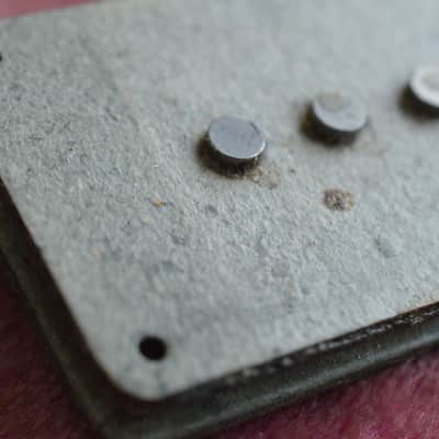 Vintage Fender PRE-CBS Jazzmaster Grey Bottom Pickup 7.29k 1960's South Facing Magnet image 4