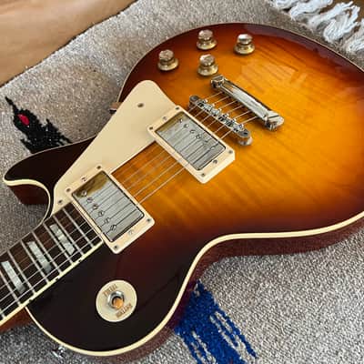 Like New! 2017 Gibson Les Paul Custom Shop 1960 Reissue Bourbon Burst image 3