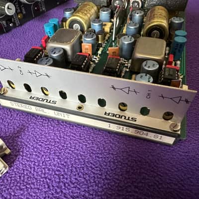 2x Studer Series 900 Input channels+Balancing output stage! With the legendary BIG EQ and 80 dB Gain! Watch the video! image 15