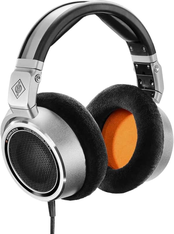 Neumann NDH 30 Dynamic Open-Back Headphone for Professional Mixing, Mastering, Twitch, YouTube, Podcast, Production, High Definition Music Listening, Titanium (509111) Large image 1