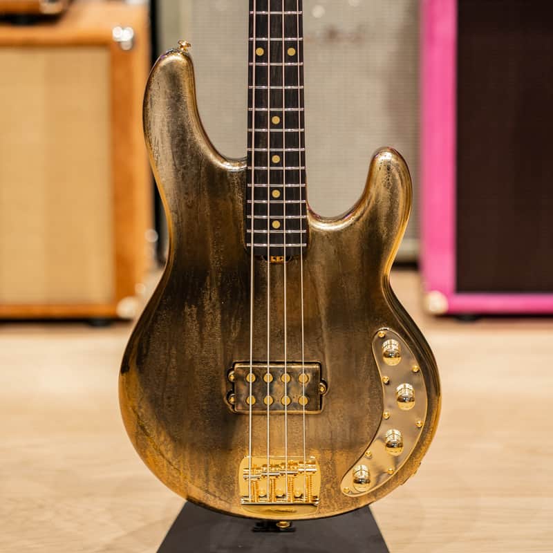 Ernie Ball Music Man 50th Anniversary StingRay 4 Special - Molten Gold image 1