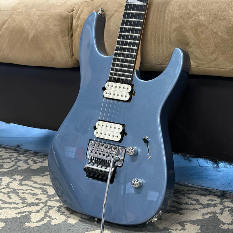 Jackson MJ Series Dinky DKR - Ebony Fingerboard, Ice Blue Metallic, Used image 1