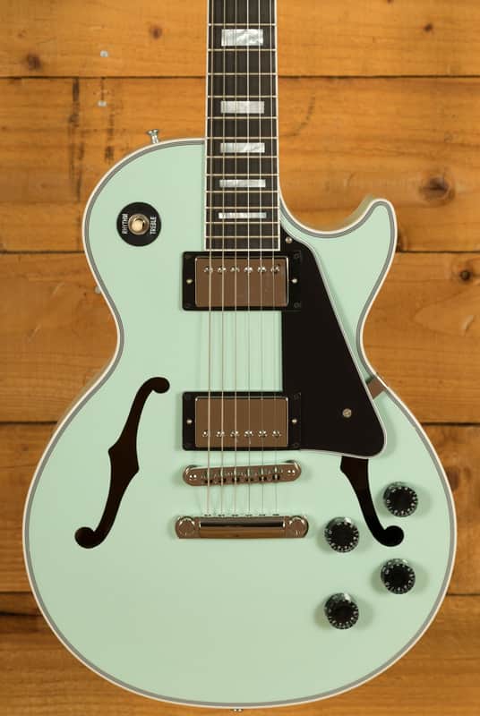 Gibson Custom Les Paul Custom Chambered F-Holes | Kerry Green image 1