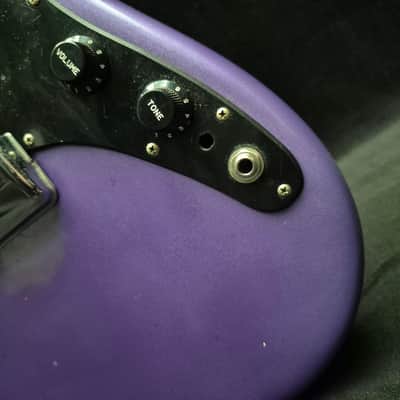 1963 Fender Duo-Sonic with Rosewood Fretboard - Transparent Red under Purple image 16
