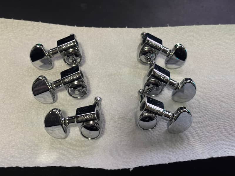 Grover 406C Mid-Sized Rotomatic Tuning Machines Set - Chrome image 1