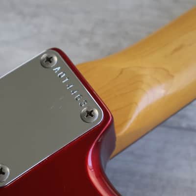 1985 Squier Japan ST314-60 Contemporary Series Medium Scale Stratocaster (Candy Apple Red) image 13
