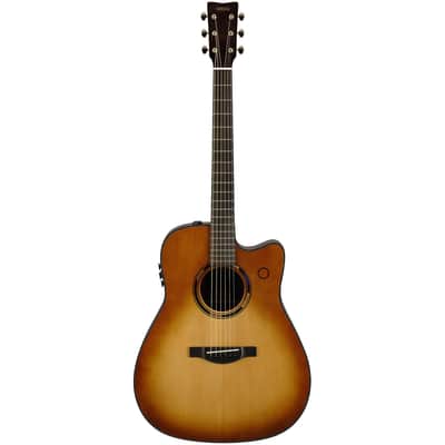 Yamaha TAG3 C TransAcoustic Dreadnought Acoustic-Electric Guitar - Sand Burst image 2