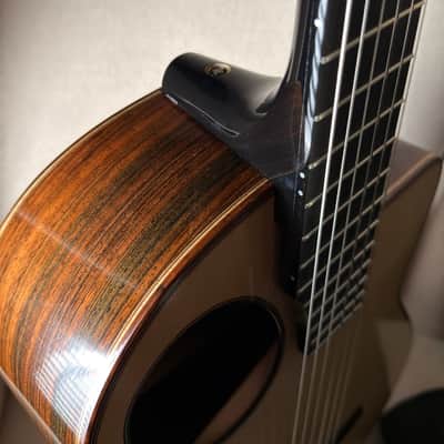 Tomas Fiore Classical Cutaway Crossover Brazilian Rosewood MiSi Pickup Stauffer Style Neck image 8