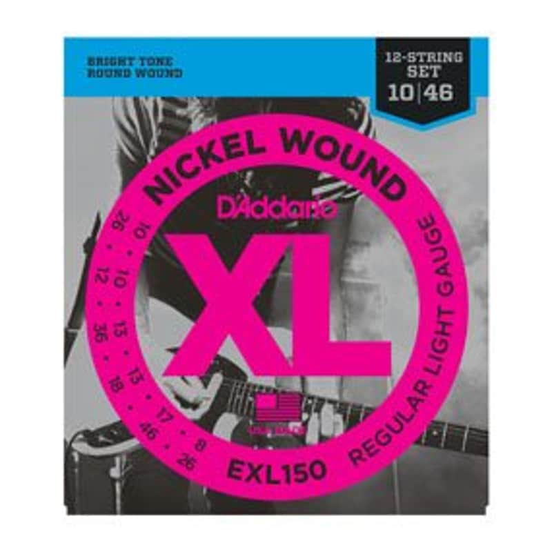D'Addario EXL150 Nickel Wound Electric Guitar Strings, 12-Stri...
