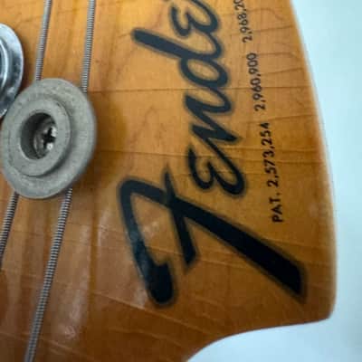 Fender Jazz Bass 3-Bolt with Maple Fretboard 1976 - Black image 7