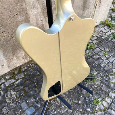🎸 GIBSON FIREBIRD / ELLIOT EASTON TIKIBIRD / 2013 / gold mist poly / limited edition / incl. OHSC image 10