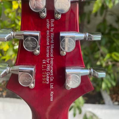 RARE 2011 PRS SE Custom Semi-Hollow Limited Run Bigsby (B5) - Red Scarlet image 8