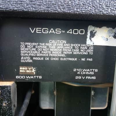 Peavey Vegas 400 'The Clean Machine 'Made in USA ca. 1986 LapSteel / Guitar Amp ! - rare- black image 8