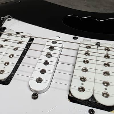 Ibanez JEMJR Steve Vai Signature BRAND NEW JEM JR Black HSH Super Strat Guitar Tree of Life Vine Inlay image 15