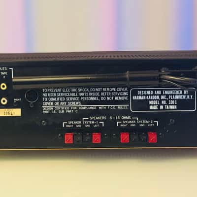 🎶✨ Harman Kardon 330c Vintage AM/FM Stereo Receiver — Serviced/Cleaned, LED, Twin Power, Fully Tested/Working image 7