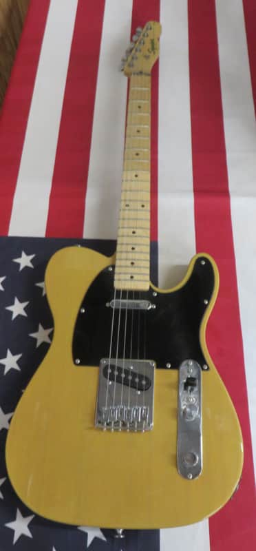 Fender Squier Affinity Series Telecaster Electric Guitar Butterscotch Blonde 2021 image 1