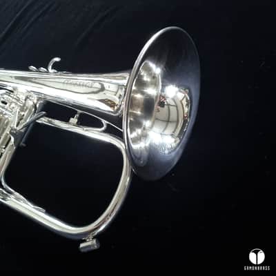 Couesnon Bb flugelhorn Made in France Giardinelli mouthpiece case GAMONBRASS image 12