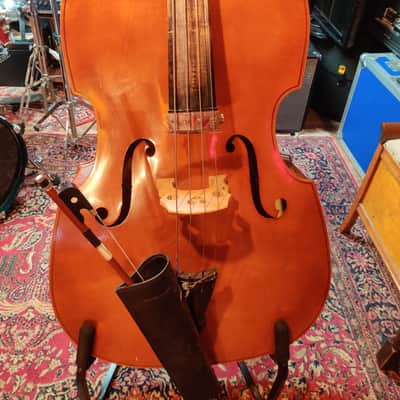 Hungarian 1980s double bass solid top Hungarian 1980s - Solid top image 2