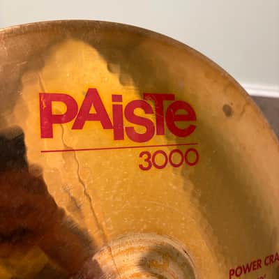 Paiste 3000 18” Reflector Power Crash *VIDEO* 1628g 1988-1995 image 2