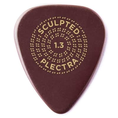 Dunlop Primetone® Standard Sculpted Plectra 1.30mm 3-Pack image 3