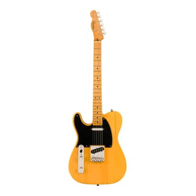 Squier Classic Vibe 50s Telecaster Electric Guitar, with 2-Year Warranty, Butterscotch Blonde, Maple Fingerboard, Left-Handed image 1