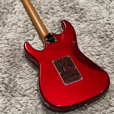 Soloking MS-1 Classic MKII in Candy Apple Red with Roasted Neck and Rosewood FB image 4