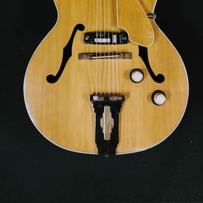 ARCHTOP ELECTRIC GEMTONE 1960'S - NATURAL WOOD image 1