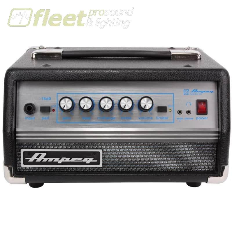 Ampeg SVTMICRO Micro VR 200-Watt Compact Solid State Bass Amp Head - Black Bild 1