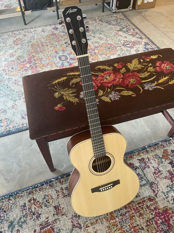 Austin  AA25OS Satin Natural Acoustic Guitar image 1